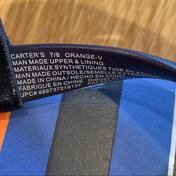 Carter’s toddler flip flops size 7/8 - Picture 3 of 4